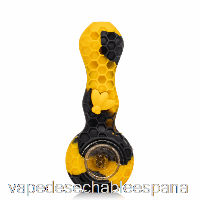 Vape Desechable España Stratus Bee Silicona Cuchara Sol (negro/amarillo)